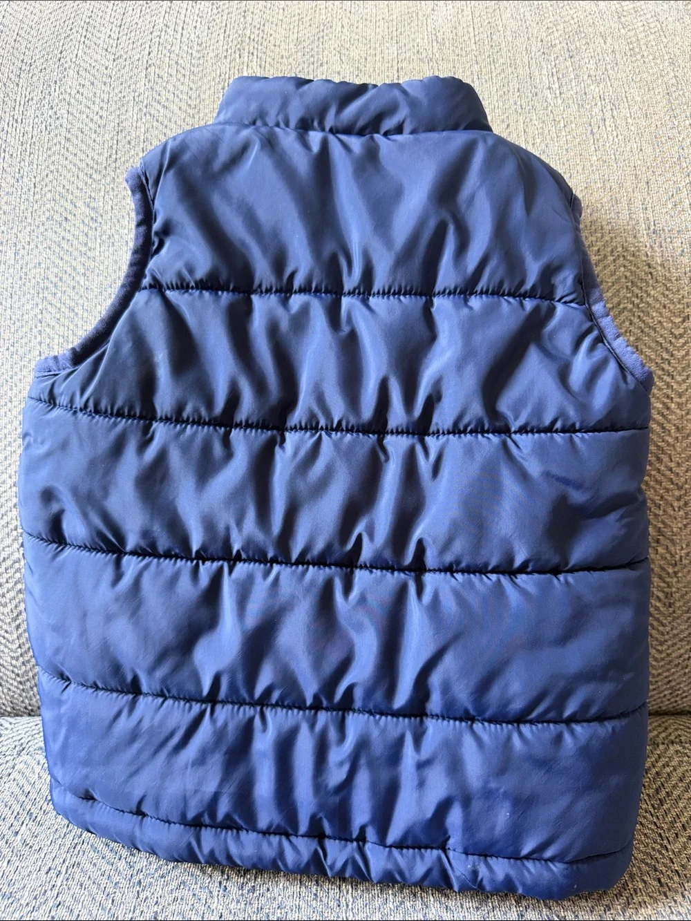 Nike Boys Blue Puffer Vest Sleeveless Jacket Outerwear 18 Months